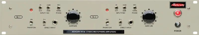 Mercury M72s 話筒放大器