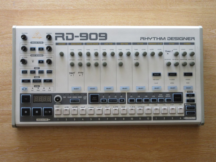 Behringer RD-909 詳細(xì)功能出爐，價格在 400 - 500 美元