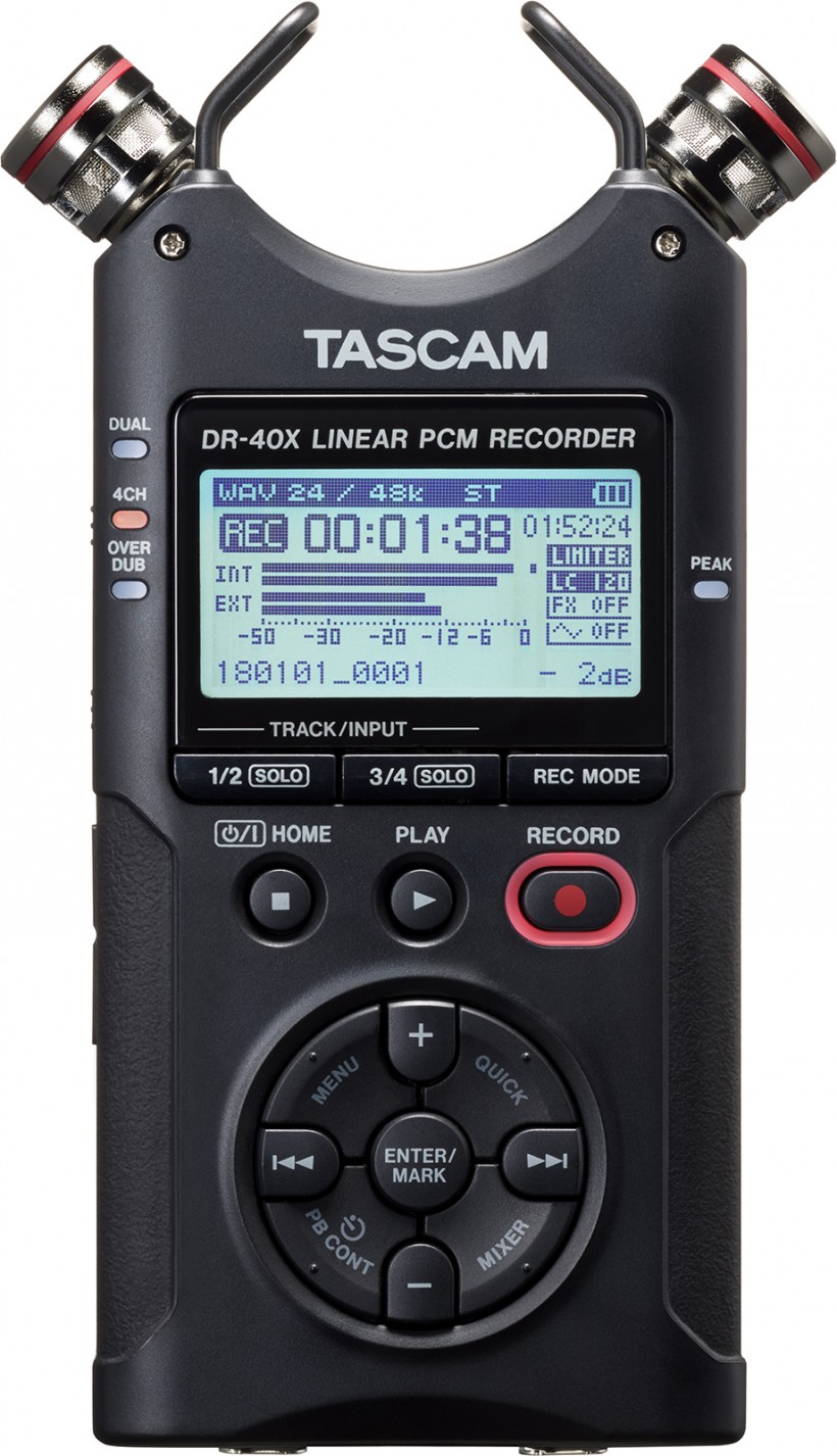 Tascam 宣布新的 DR-X 系列數(shù)字錄音機(jī)兼 USB 音頻接口