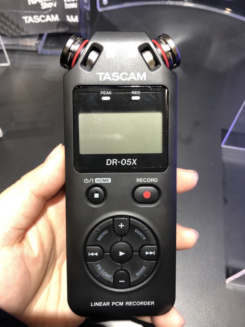 NAMM 2019 展會(huì)：Tascam 三款 DR-X 系列手持錄音機(jī)第一時(shí)間上手