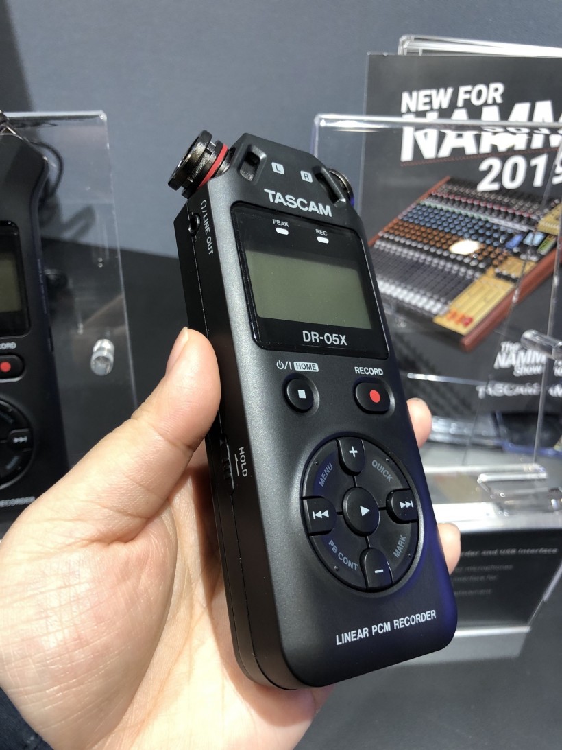 NAMM 2019 展會(huì)：Tascam 三款 DR-X 系列手持錄音機(jī)第一時(shí)間上手