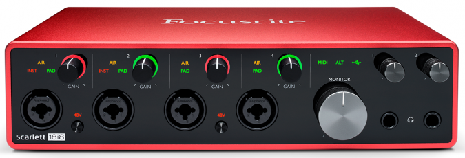 Focusrite 發(fā)布第三代 Scarlett 音頻接口系列，USB-C 接口 + 24 / 192 配置