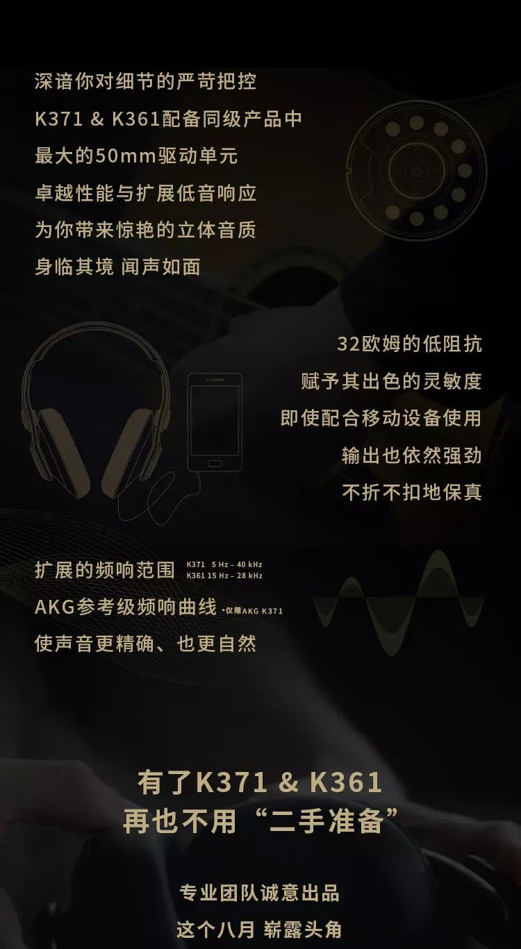 AKG 新品問世：K371 和 K361——隨身折疊的任意門