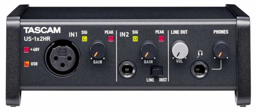 Tascam 發(fā)布新 US-HR 系列三款 USB-C 音頻接口：US-1x2HR、US-2x2HR、US-4x4HR